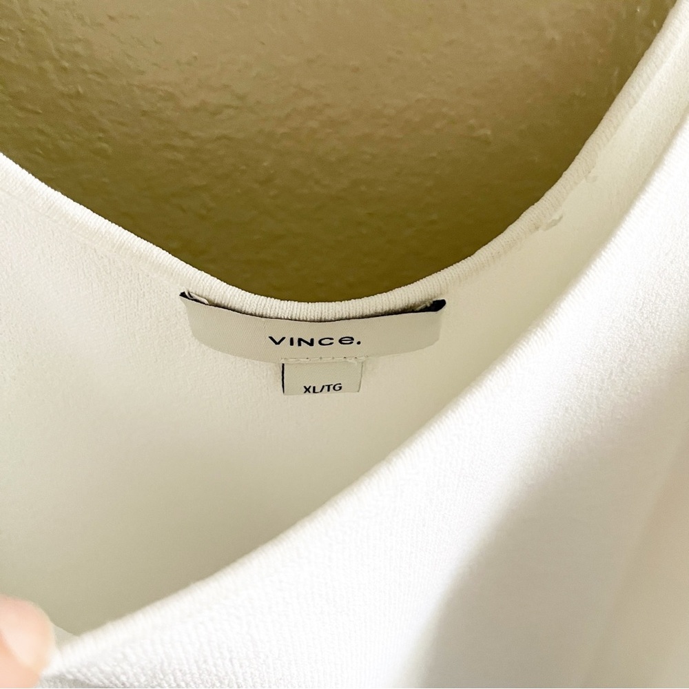 Vince White Knit Tank Top - Picture 2 of 5